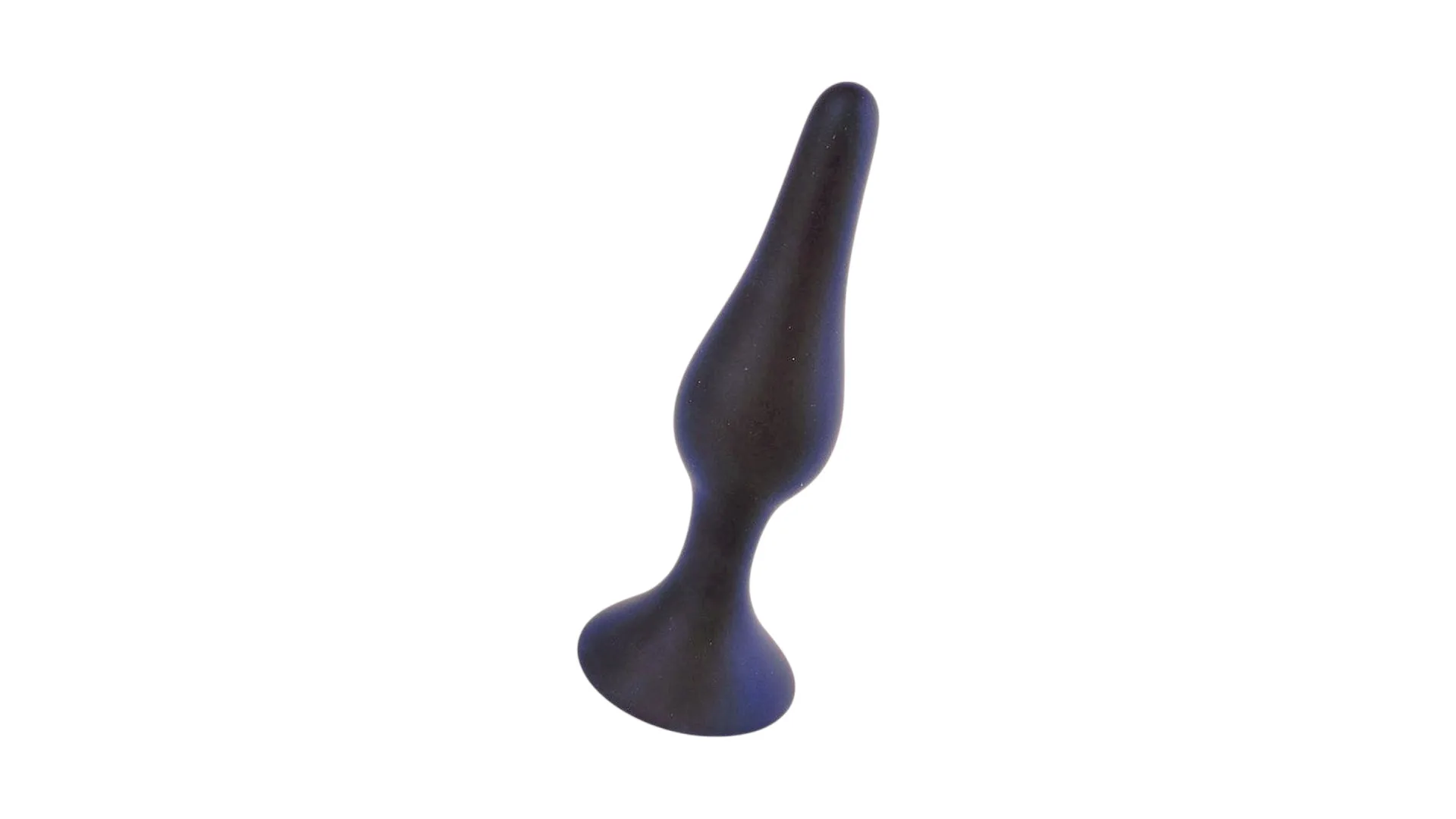 Silicone Boss Plug - Análny kolík čierny 10 cm