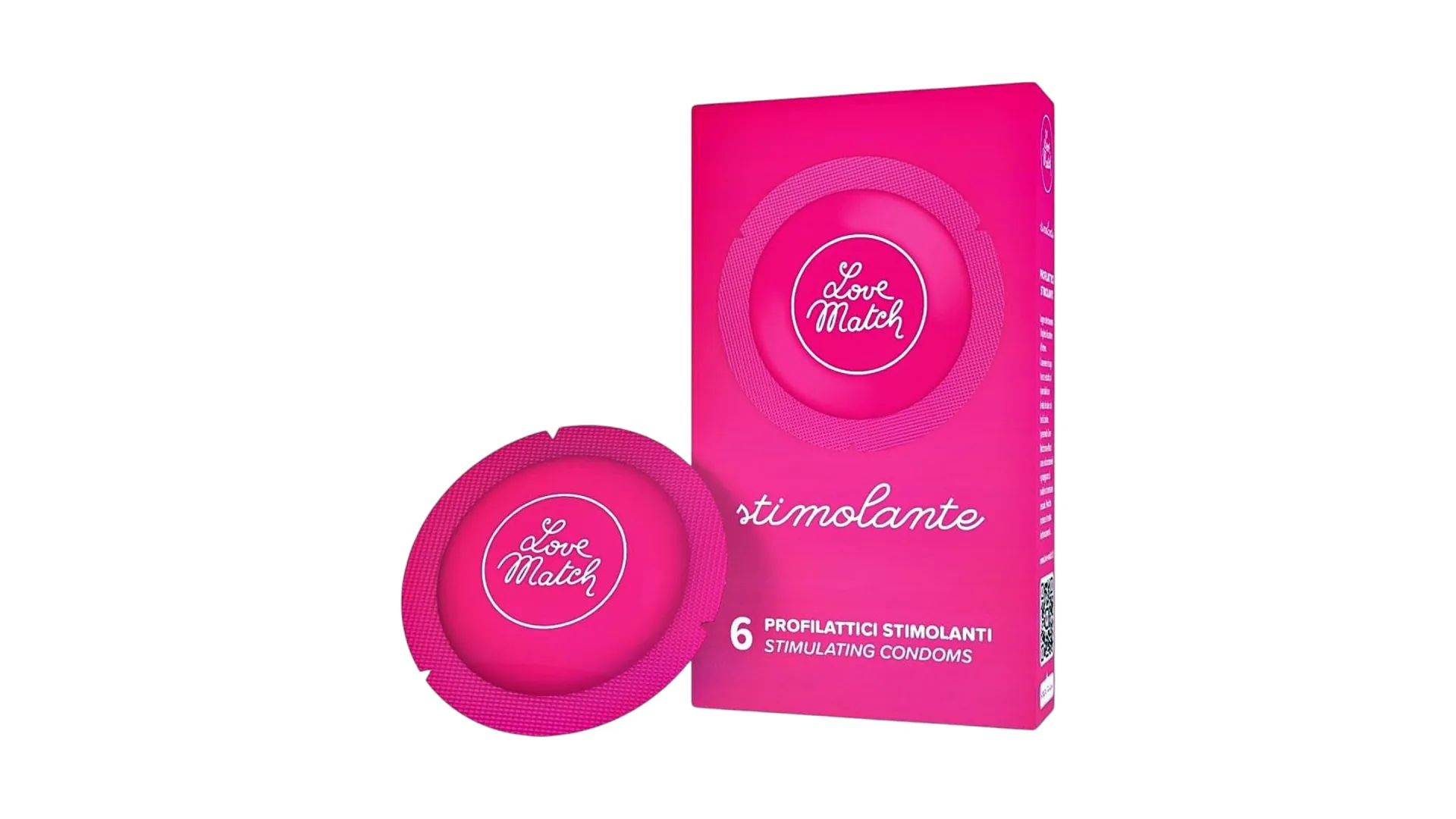 Love Match Stimolante – stimulujúce kondómy pre intenzívnejší pôžitok 6 ks