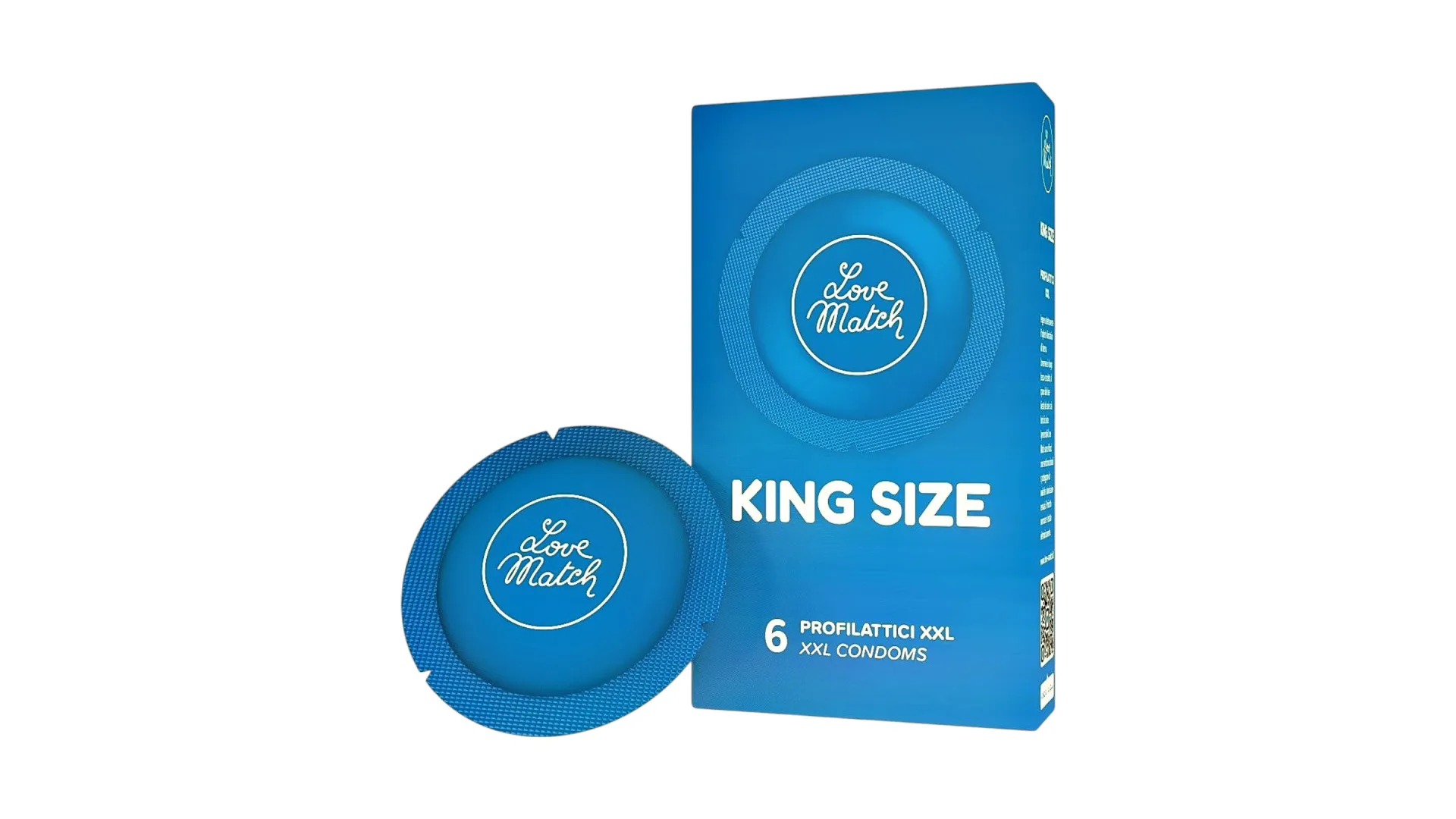 Love Match King Size – XXL kondómy pre extra veľkosť, extra komfort 6 ks