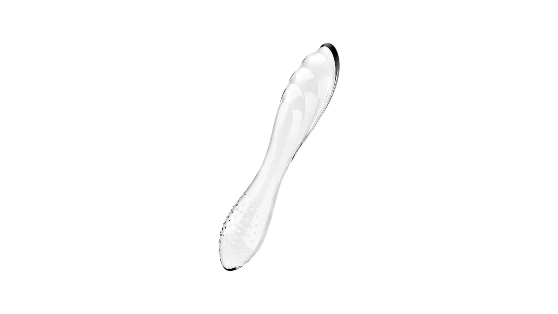 Satisfyer – Dazzling Crystal 1, obojstranné sklenené dildo z borosilikátu