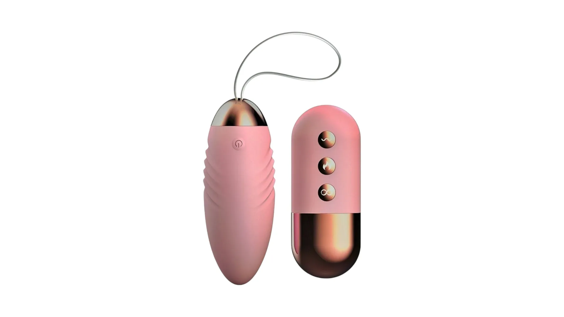 mokko Pleasurable Egg - ružové vibračné vajíčko s diaľkovým ovládačom