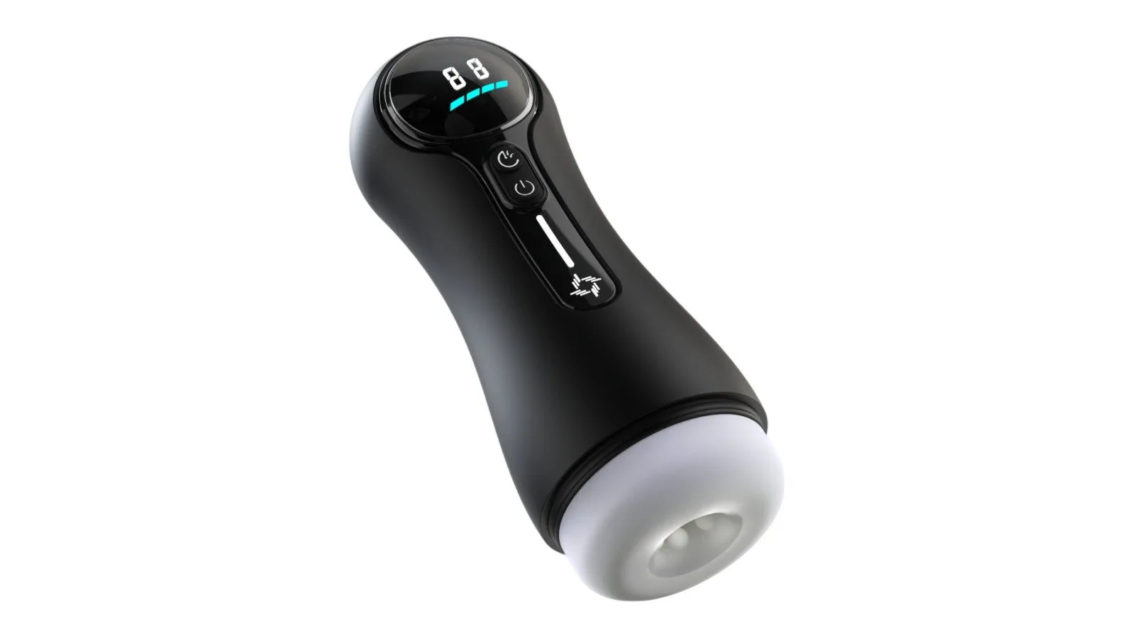 Smart Masturbator - Vibračný a sací masturbátor s LCD displejom