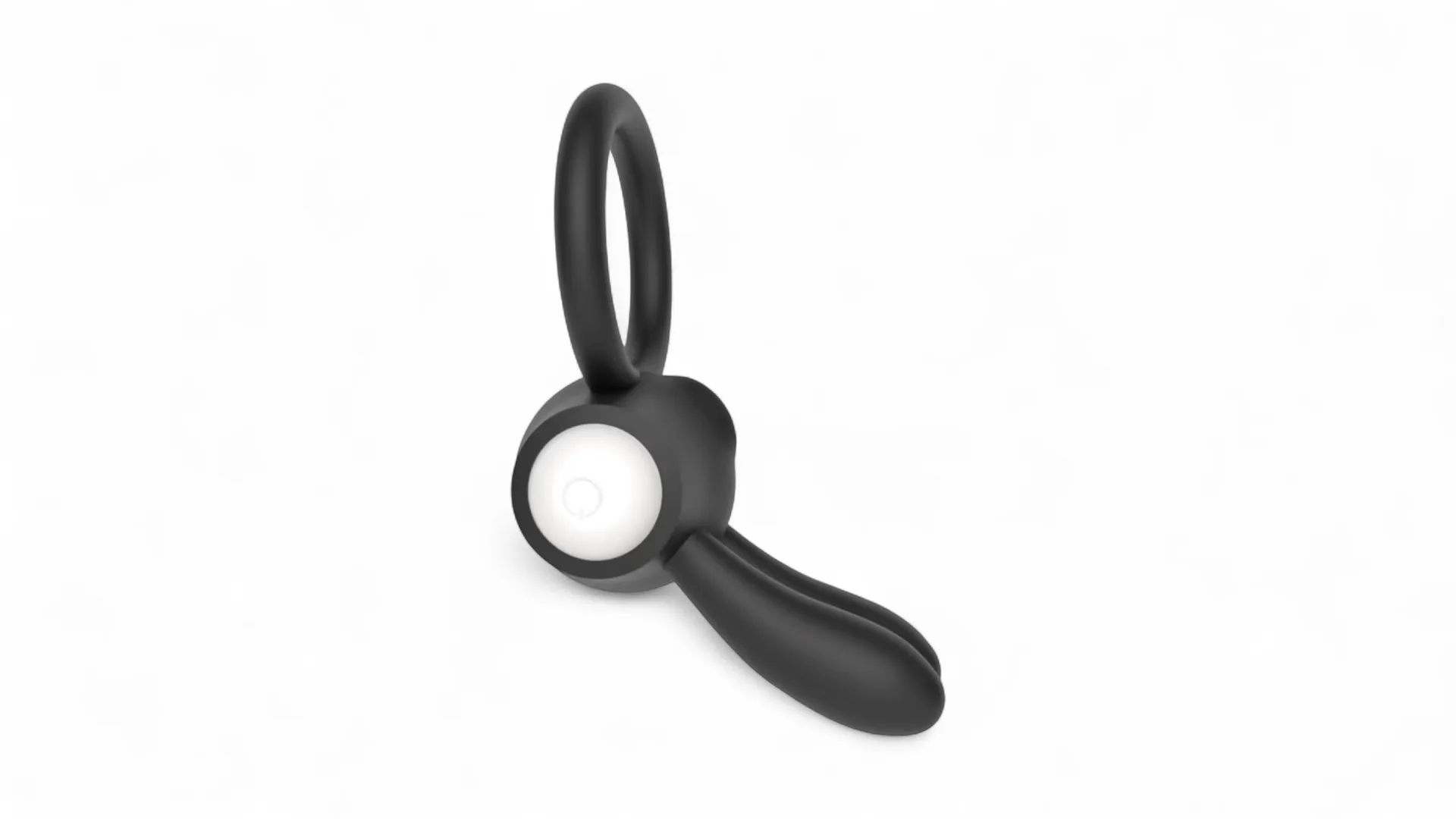 Power Clit Cockring – Vibračný erekčný krúžok so stimulátorom klitorisu čierny