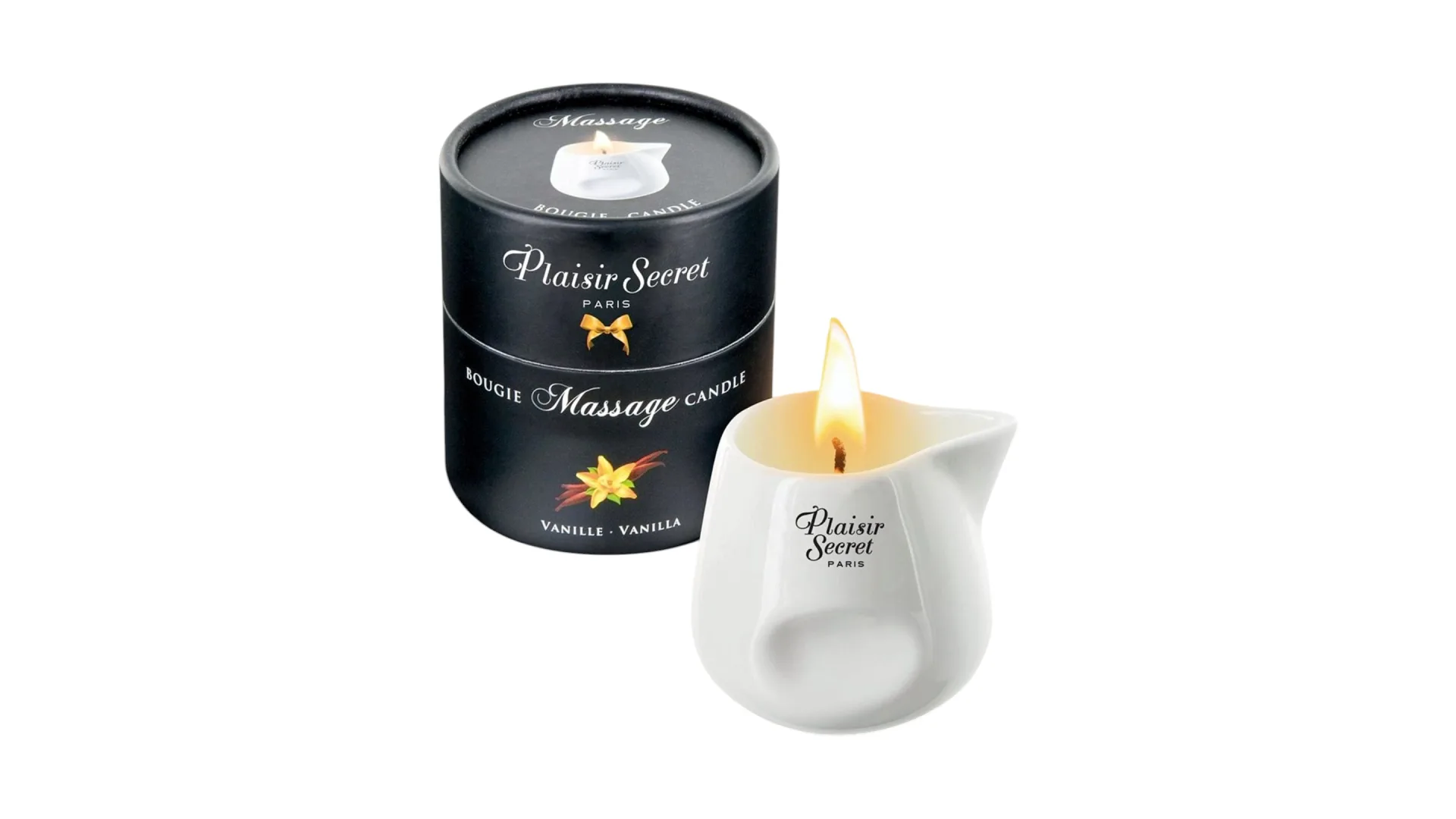 Plaisir Secret Massage Candle - Masážna sviečka (Vanilka)
