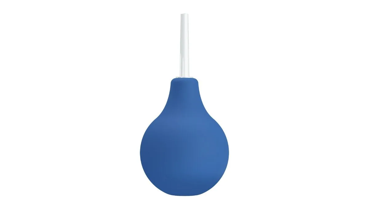 Mr. Play Anal Douche Blueb - Modrá análna sprcha s extra objemom 224 ml